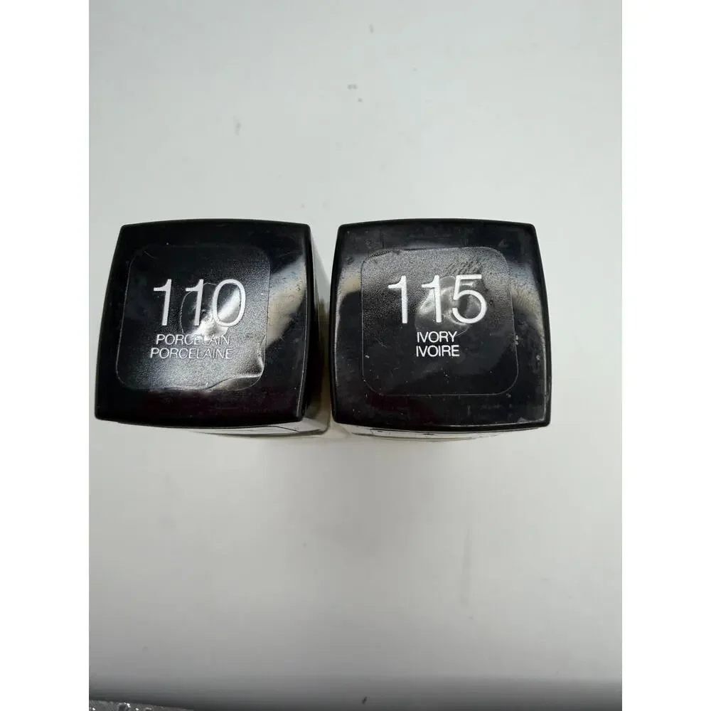 Maybelline Fit Me Matte Poreless Foundation Lot 110 Porcelain 115 Ivory 1oz